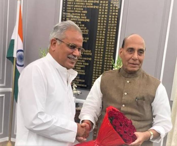 bhupesh meet rajnath singh